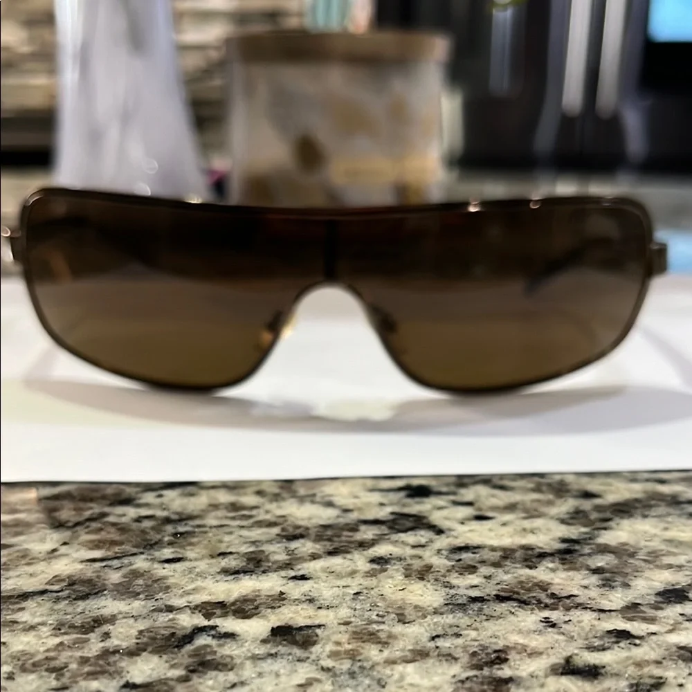 A/X Armani Exchange Brown Shield Sunglasses